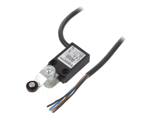 Eindschakelaar; NO + NC; 10A; max.240VAC; kabel 1 m; IP67 Eindschakelaar; NO + NC; 10A; max.240VAC; kabel 1 m; IP67